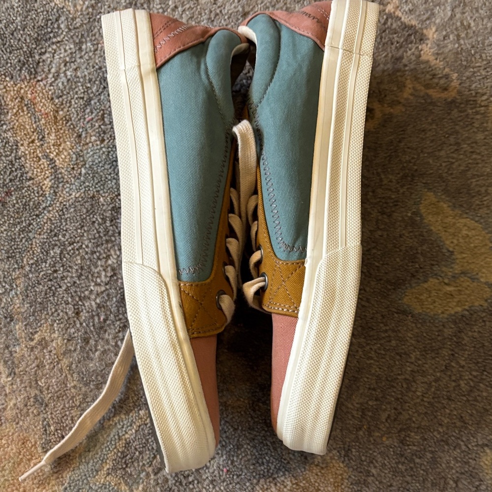 Taos Footwear Green and Tan Casual Sneakers - Picture 3 of 5